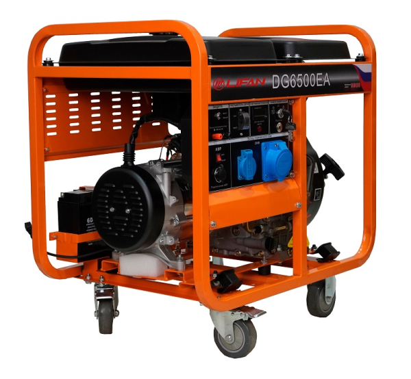 Дизельный генератор Lifan DG6500EA 00157306 4-х тактный фото