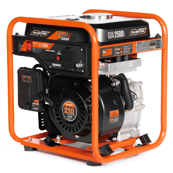 Бензиновый инверторный генератор DAEWOO GDA 2500i 4-х тактный фото