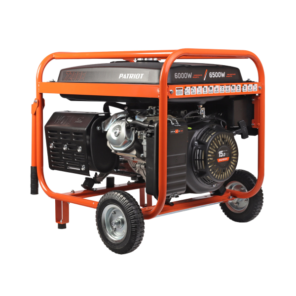Бензиновый генератор PATRIOT SRGE 7200 E для гаража фото