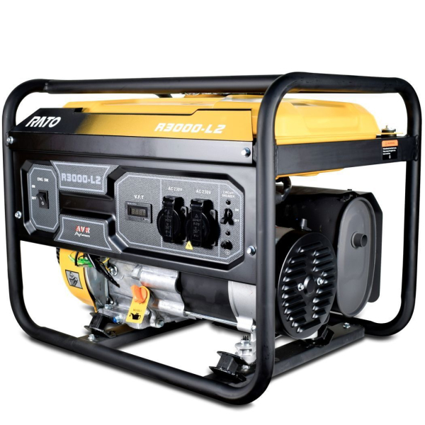 Бензиновый генератор RATO R3000-L2W + колесный комплект синхронный фото