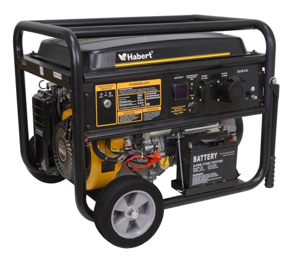 Бензиновый генератор Habert HT8000EB-ATS синхронный фото