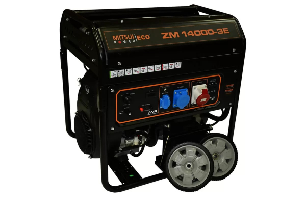 Бензиновый генератор Mitsui ZM 14000 E-3 для гаража фото