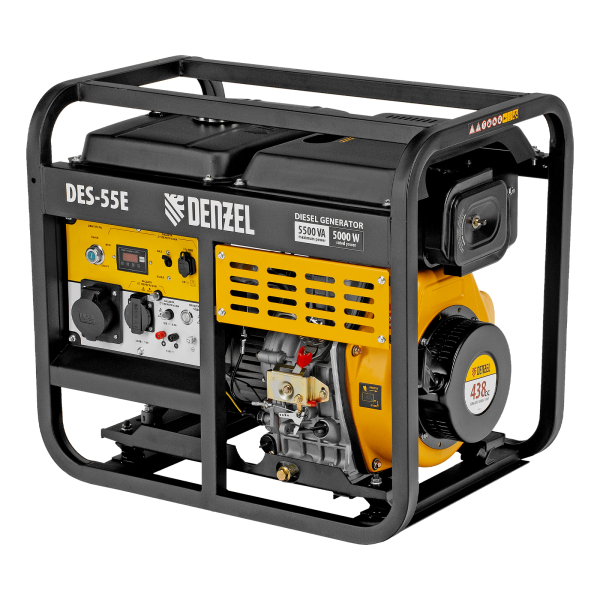 Дизельный генератор DENZEL DES-55E 94414 портативный фото