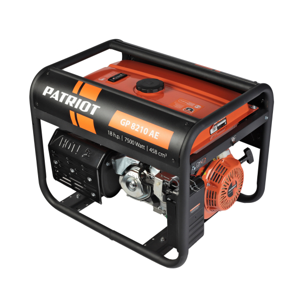 Бензиновый генератор PATRIOT GP 8210 AE для гаража фото