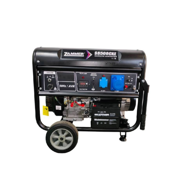 Бензиновый генератор Zammer S8500CXE 4-х тактный фото