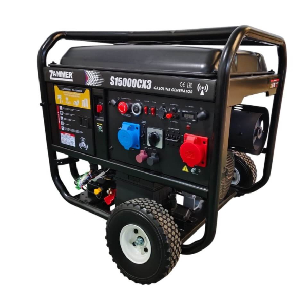 Бензиновый генератор Zammer S15000CX3 для гаража фото
