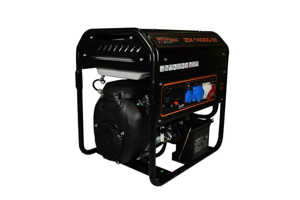 Бензиновый генератор Mitsui ZM 14000 E-3 для гаража фото