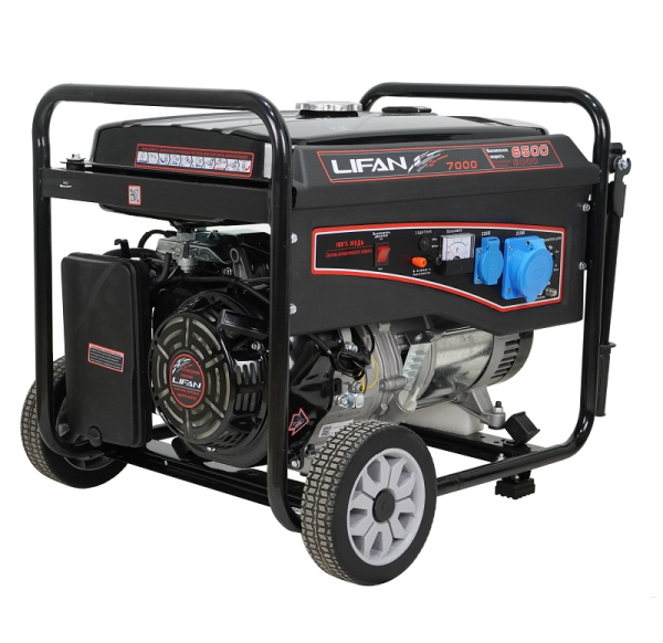 Бензиновый генератор Lifan 6 GF-3 (LF7000) для гаража фото
