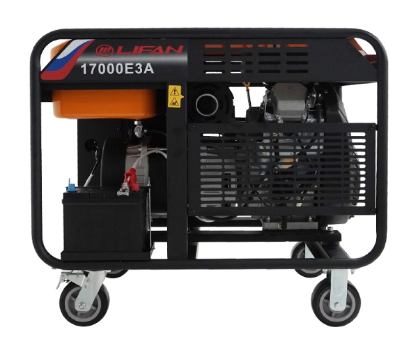 Бензиновый генератор Lifan 17000E3A 4-х тактный фото