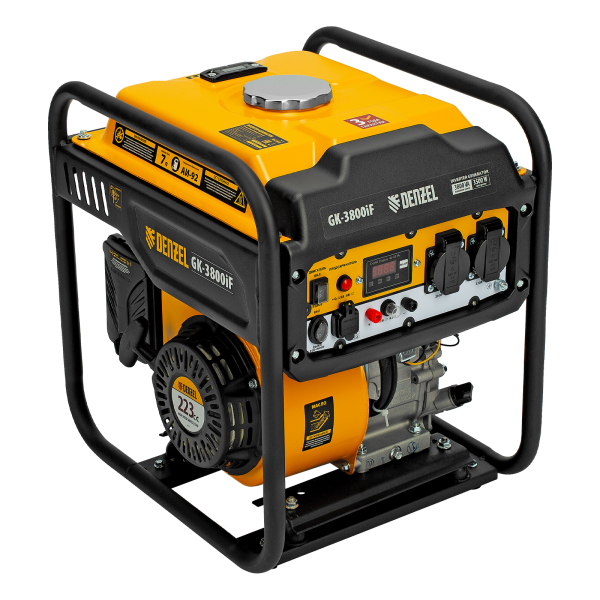 Бензиновый инверторный генератор DENZEL GK-3800iF для гаража фото