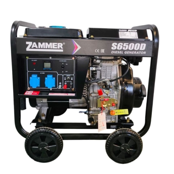 Дизельный генератор Zammer S6500D S6500D 4-х тактный фото