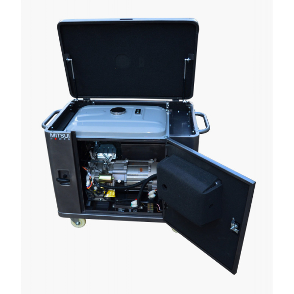 Бензиновый генератор Mitsui ZM 7000 SE бесшумный фото