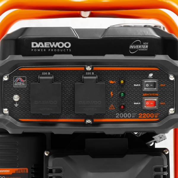 Бензиновый инверторный генератор DAEWOO GDA 2600i для гаража фото