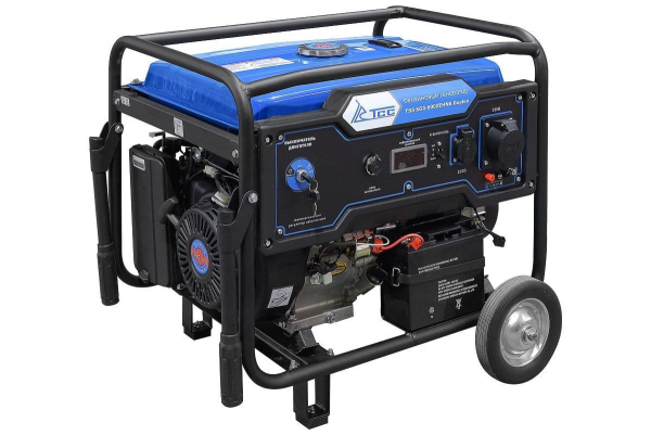 Бензиновый генератор ТСС SGG 6000EHNA Duplex для гаража фото
