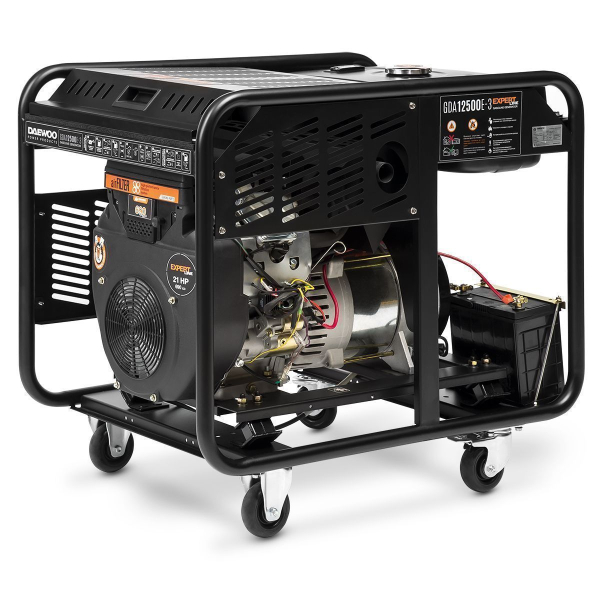 Бензиновый генератор DAEWOO GDA 12500E-3 4-х тактный фото