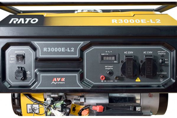 Бензиновый генератор RATO R3000E-L2 электростартер фото
