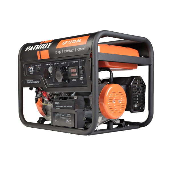 Бензиновый генератор PATRIOT GP 7210 AE синхронный фото