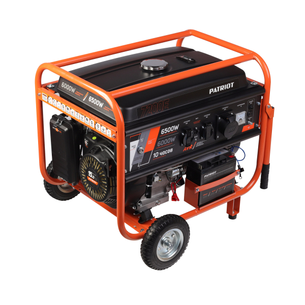 Бензиновый генератор PATRIOT SRGE 7200 E для гаража фото