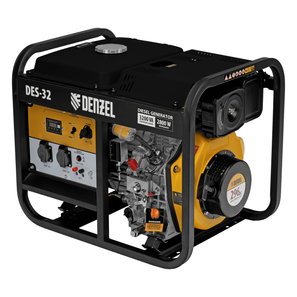 Дизельный генератор DENZEL DES-32 94411 портативный фото