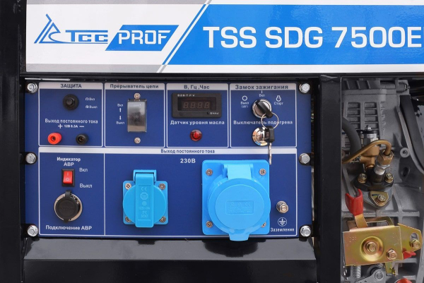 Дизельный генератор ТСС SDG 7500EHA 100026 4-х тактный Дизельный генератор ТСС SDG 7500EHA 100026 4-х тактный фото