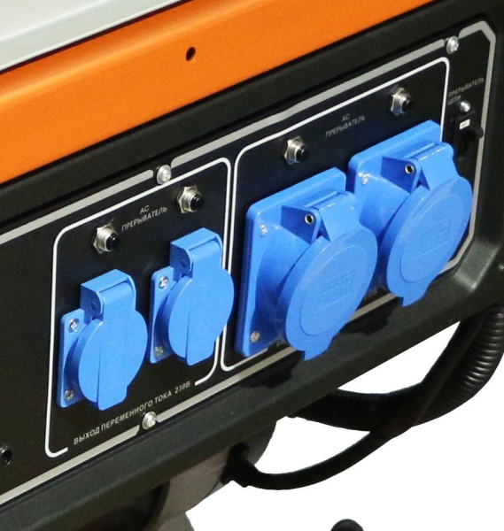 Бензиновый генератор Zongshen PB 11000 E синхронный фото