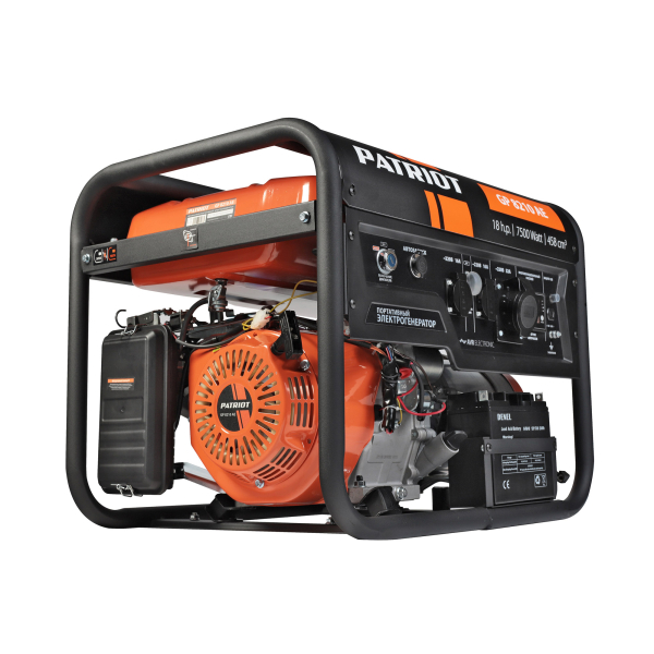 Бензиновый генератор PATRIOT GP 8210 AE для гаража фото