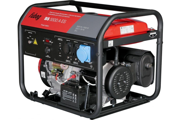 Бензиновый генератор Fubag BS 5500 A ES синхронный фото