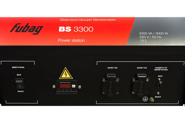 Бензиновый генератор Fubag BS 3300 синхронный фото