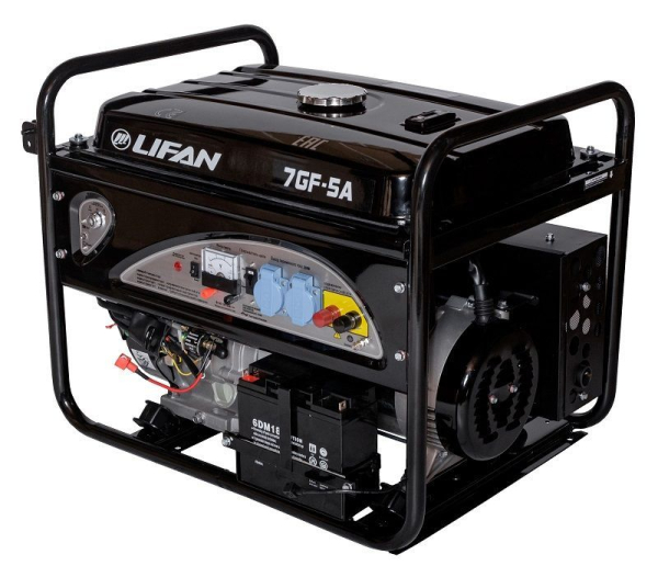 Бензиновый генератор Lifan 7 GF-5A (LF7500AE) для гаража фото