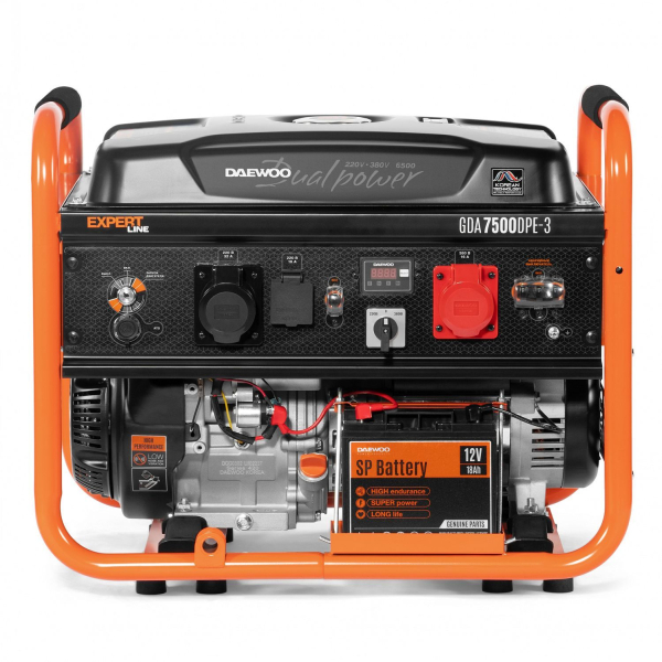 Бензиновый генератор DAEWOO GDA 7500 DPE-3 для дома фото
