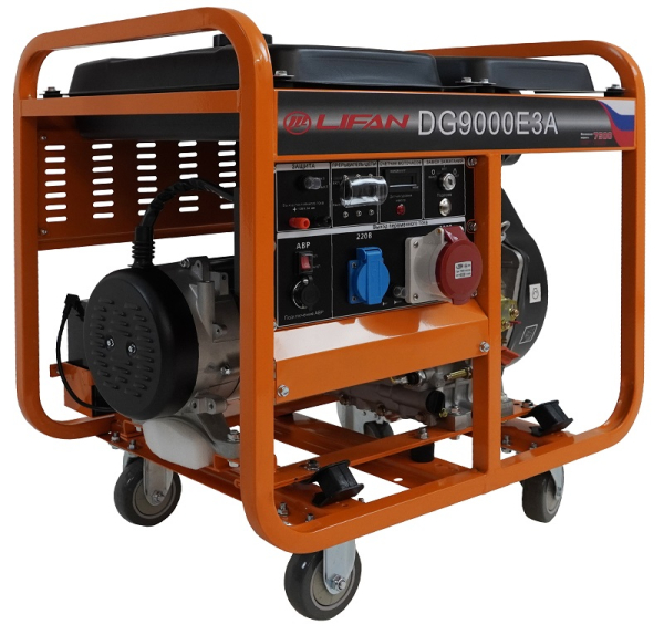Дизельный генератор Lifan DG9000E3A 00159885 4-х тактный фото
