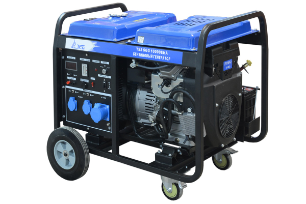 Бензиновый генератор ТСС SGG 10000EHA в кожухе МК-2.1 4-х тактный фото