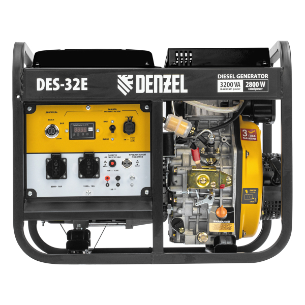 Дизельный генератор DENZEL DES-32E 94412 синхронный фото
