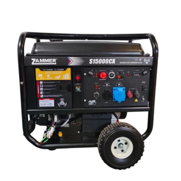 Бензиновый генератор Zammer S15000CX для гаража фото