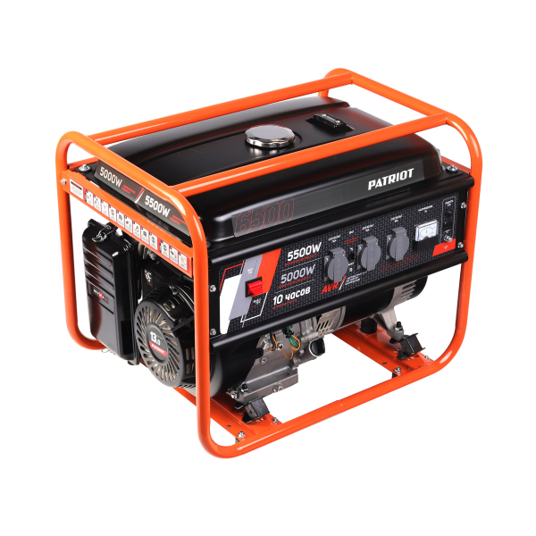 Бензиновый генератор PATRIOT SRGE 6500 для гаража фото
