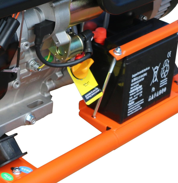 Бензиновый генератор Zongshen PB 7000 E 4-х тактный фото