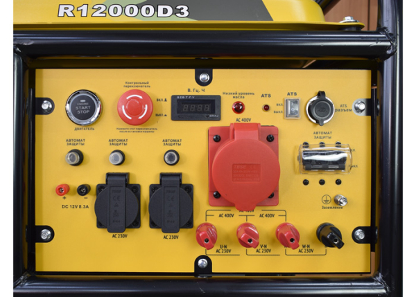Бензиновый генератор RATO R12000DA-T э/c + подготовка к автозапуску для гаража фото