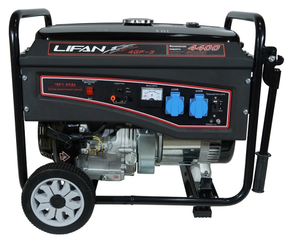 Бензиновый генератор Lifan 4 GF-3 (LF5000) 4-х тактный фото
